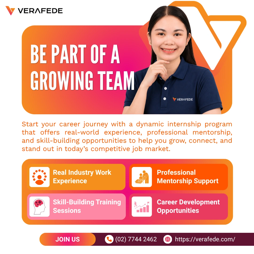 Verafede Be Part of a Growing Team