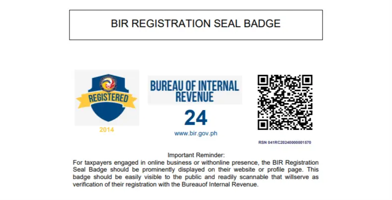 Verafede Inc. - Official BIR Accredited Agency QR